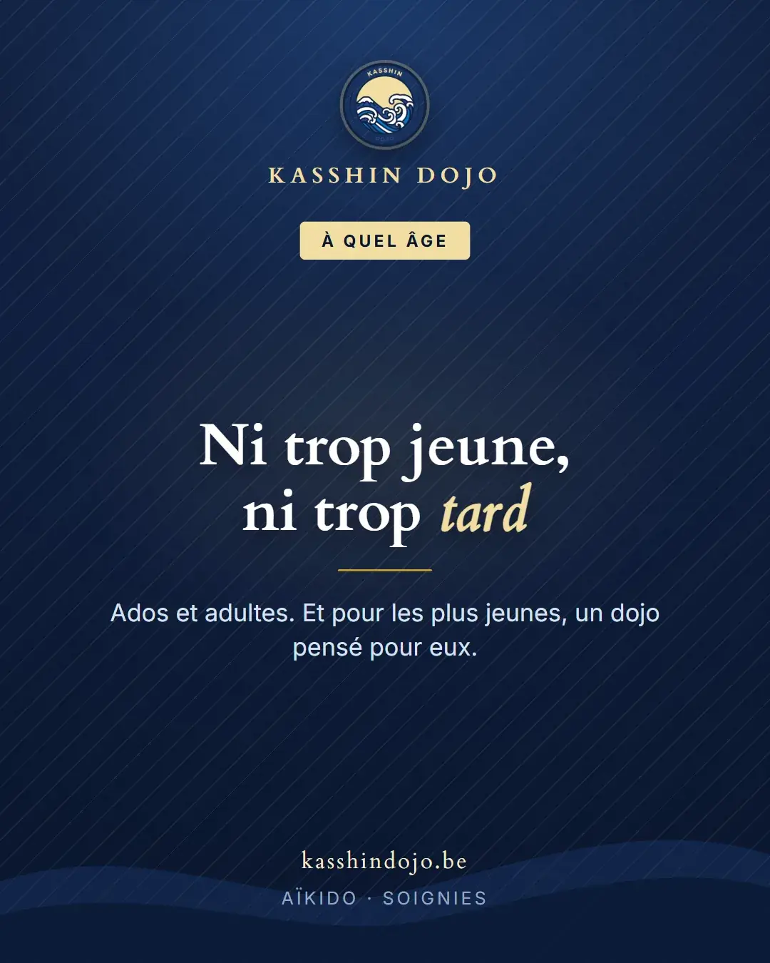 À partir de quel âge peut-on commencer l’aïkido ?