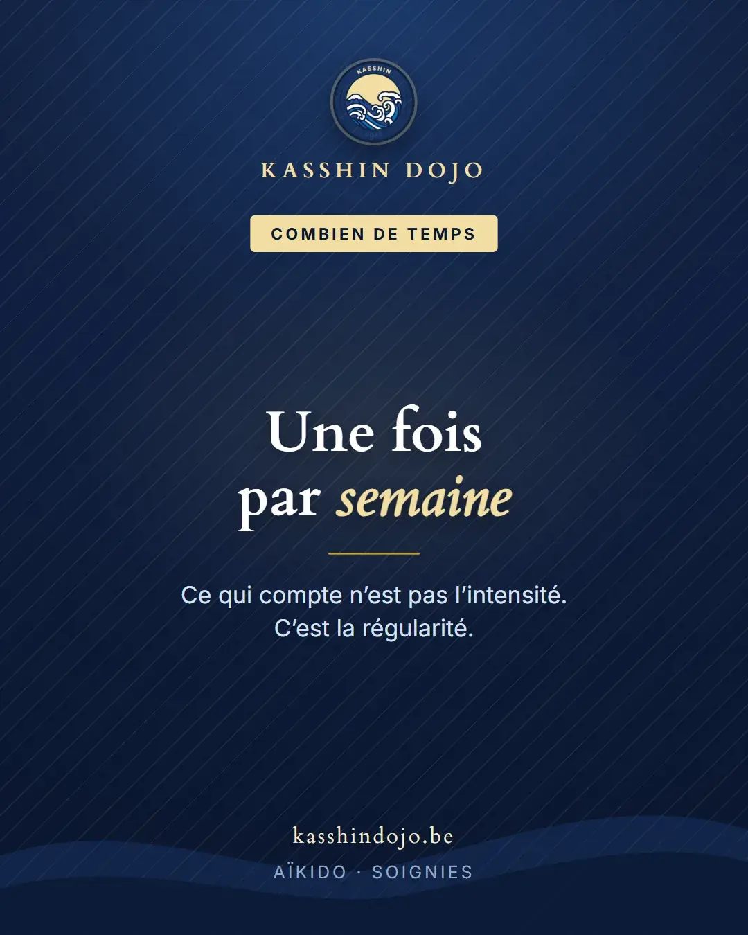 Combien de fois par semaine faut-il pratiquer l’aïkido ?