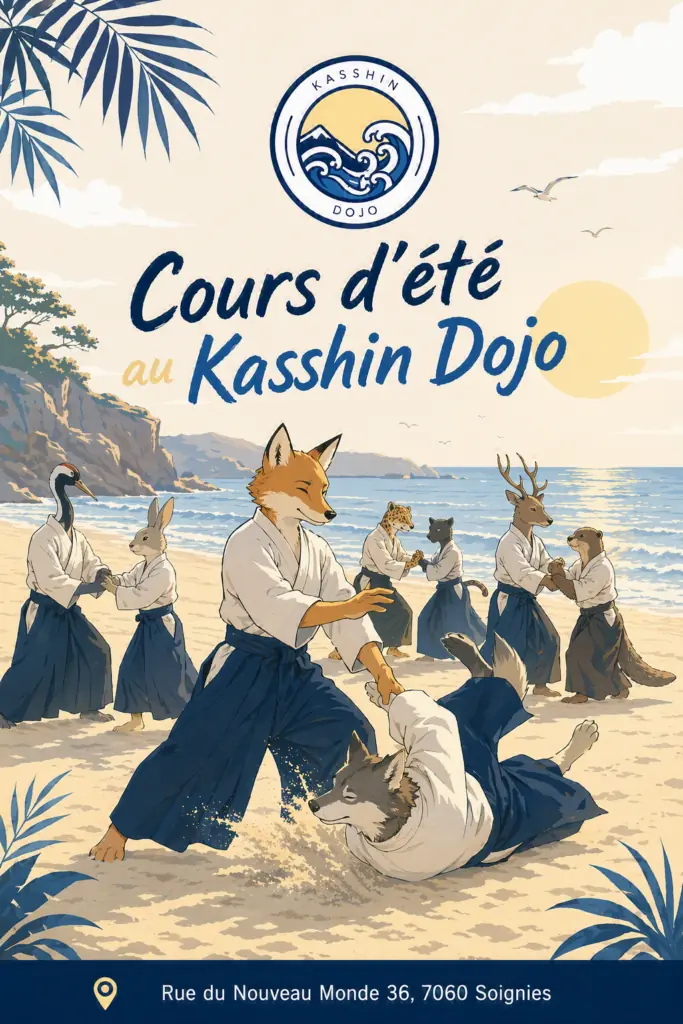 Cours d’été au Kasshin Dojo à Soignies
