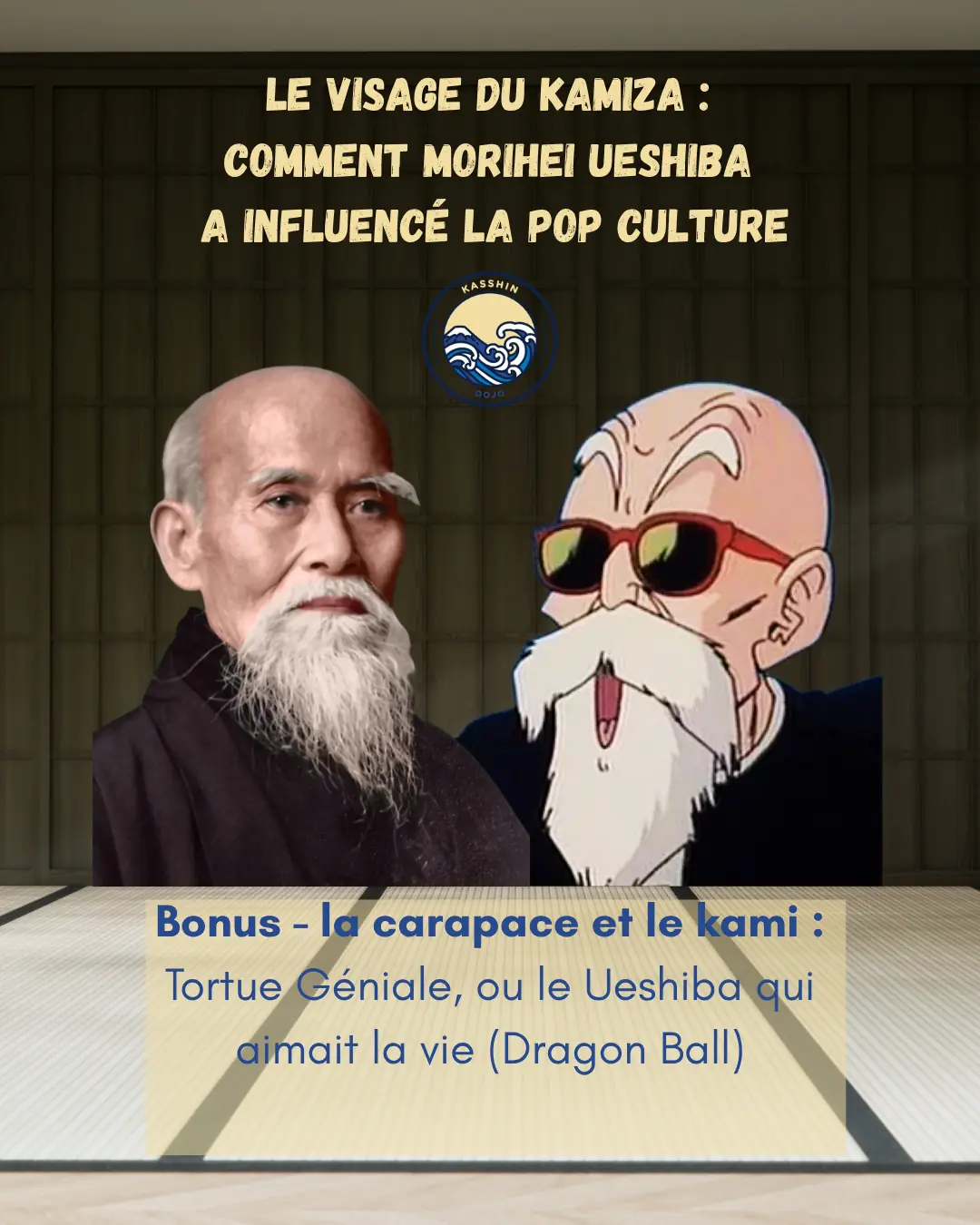 Bonus – Tortue Géniale et Morihei Ueshiba : le goût de vivre (Dragon Ball)